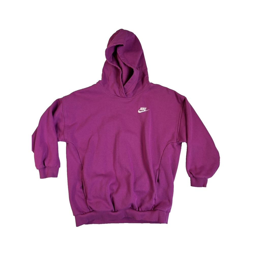 Nike Girls Large Oversized Purple Hoodie Sweatshirt Athleisure‎ Active Lounge